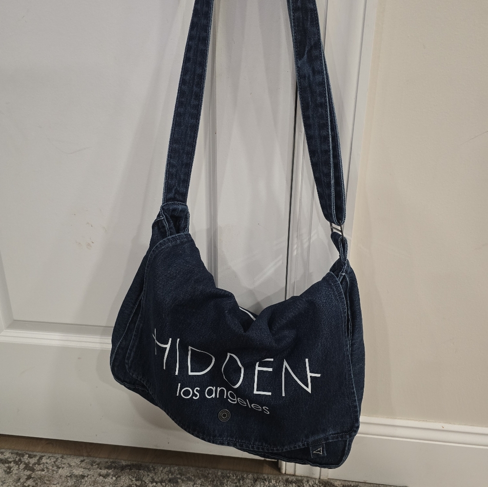 Hidden Los Angeles Jeans Adjustable Denim shoulder Bag‎